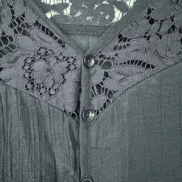 Women’s Carolyn Taylor Dark Blue 1X Blouse - Picture 4 of 8